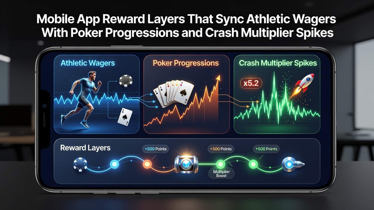 Detailed view of reward synchronization dashboard linking athletic wagers to poker levels and crash spikes